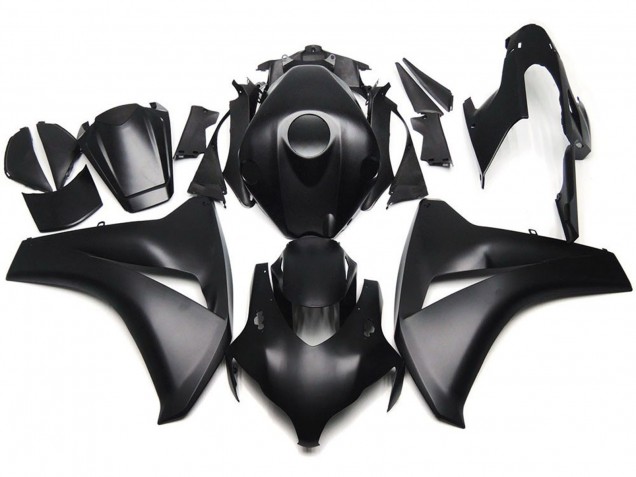 Negro Mate Pulido 08-11 Honda CBR1000RR Carenado Negro Mate Pulido 08-11 Honda CBR1000RR Carenado