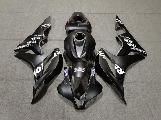 Negro Mate Repsol 07-08 Honda CBR600RR Carenado Negro Mate Repsol 07-08 Honda CBR600RR Carenado