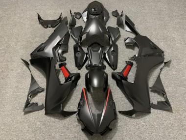 Negro Mate & Rojo 17-23 Honda CBR1000RR Carenado