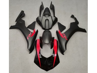 Negro Mate & Rojo Perla 15-19 Yamaha R1 Carenado