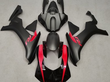 Negro Mate & Rojo Perla 15-19 Yamaha R1 Carenado
