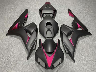 Negro Mate & Rosa 06-07 Honda CBR1000RR Carenado