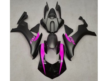 Negro Mate & Rosa 15-19 Yamaha R1 Carenado