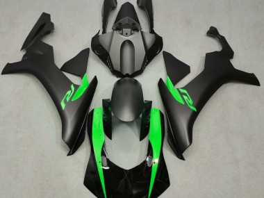 Negro Mate & Verde 15-19 Yamaha R1 Carenado