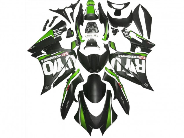 Negro Mate & Verde 17-23 Suzuki GSXR 1000 Carenado Negro Mate & Verde 17-23 Suzuki GSXR 1000 Carenado