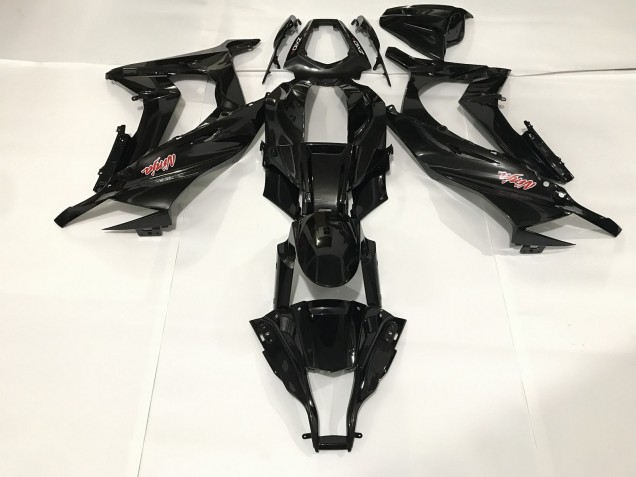 Negro Metalizado 09-12 Kawasaki ZX6R Carenado Negro Metalizado 09-12 Kawasaki ZX6R Carenado