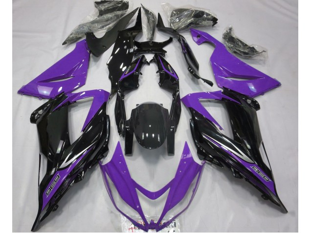 Negro & Morado 13-18 Kawasaki ZX6R Carenado Negro & Morado 13-18 Kawasaki ZX6R Carenado