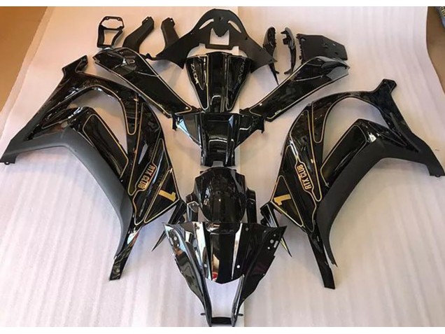 Negro & Oro 16-19 Kawasaki ZX10R Carenado
