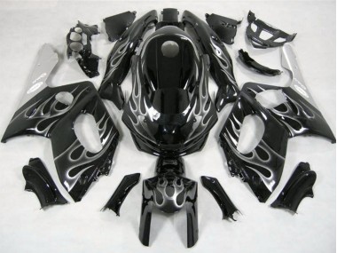 Negro & Plateado Llama 98-07 Yamaha YZF600 Carenado