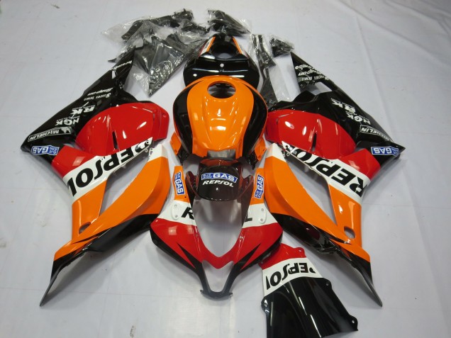 Negro Repsol 09-12 Honda CBR600RR Carenado Negro Repsol 09-12 Honda CBR600RR Carenado