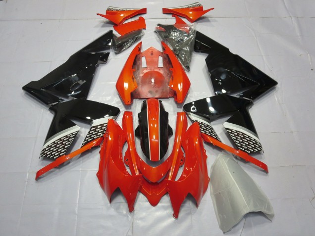 Negro Rojo 04-05 Kawasaki ZX10R Carenado Negro Rojo 04-05 Kawasaki ZX10R Carenado