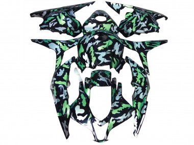 Nieve Verde Camuflaje 09-12 Honda CBR600RR Carenado