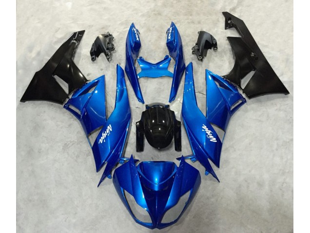 Ninja Azul & Negro 09-12 Kawasaki ZX6R Carenado Ninja Azul & Negro 09-12 Kawasaki ZX6R Carenado