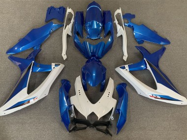 OEM Estilo Azul & Blanco 08-10 Suzuki GSXR 600-750 Carenado