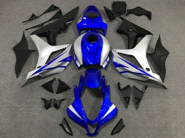 OEM Estilo Azul & Plateado 07-08 Honda CBR600RR Carenado