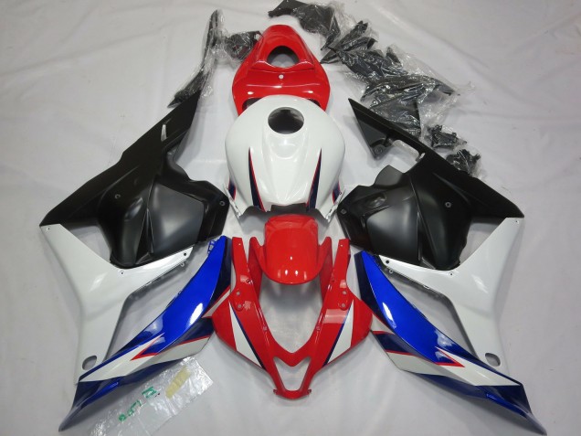 OEM Estilo Negro Blanco Rojo & Azul 09-12 Honda CBR600RR Carenado