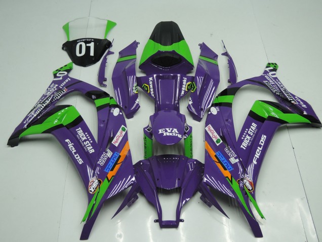 OEM Estilo Púrpura 11-15 Kawasaki ZX10R Carenado OEM Estilo Púrpura 11-15 Kawasaki ZX10R Carenado