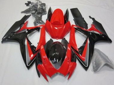 OEM Estilo Rojo 06-07 Suzuki GSXR 600-750 Carenado