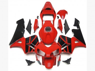OEM Estilo Rojo Negro 03-04 Honda CBR600RR Carenado
