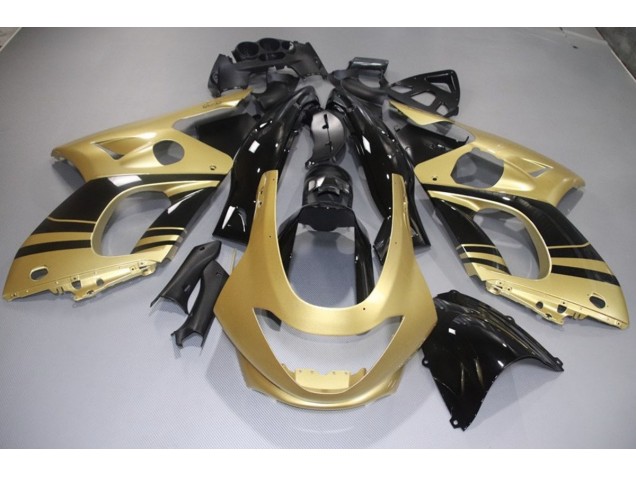 Oro Brillante & Negro 98-07 Yamaha YZF600 Carenado Oro Brillante & Negro 98-07 Yamaha YZF600 Carenado