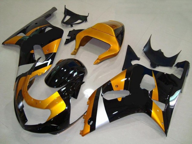 Oro & Negro 01-03 Suzuki GSXR 600-750 Carenado Oro & Negro 01-03 Suzuki GSXR 600-750 Carenado