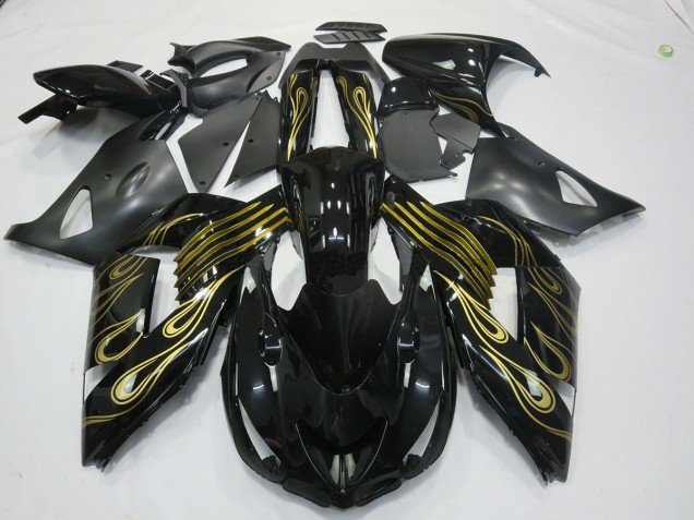 Oro Negro 06-11 Kawasaki ZX14R Carenado Oro Negro 06-11 Kawasaki ZX14R Carenado