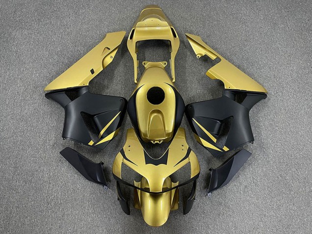 Oro & Negro Mate 03-04 Honda CBR600RR Carenado Oro & Negro Mate 03-04 Honda CBR600RR Carenado