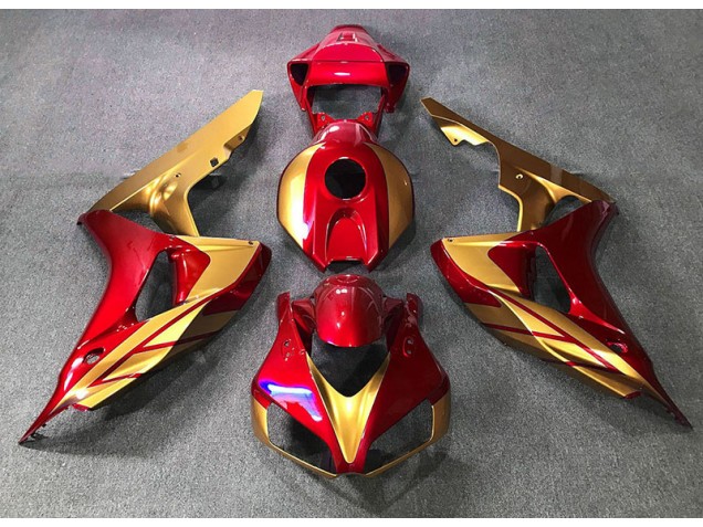 Oro Rojo 06-07 Honda CBR1000RR Carenado Oro Rojo 06-07 Honda CBR1000RR Carenado