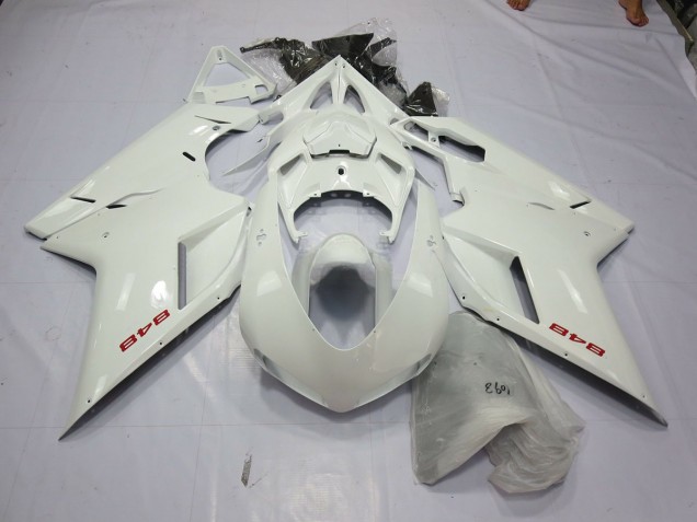 Perla Blanca 07-14 Ducati 848 1098 1198 Carenado Perla Blanca 07-14 Ducati 848 1098 1198 Carenado