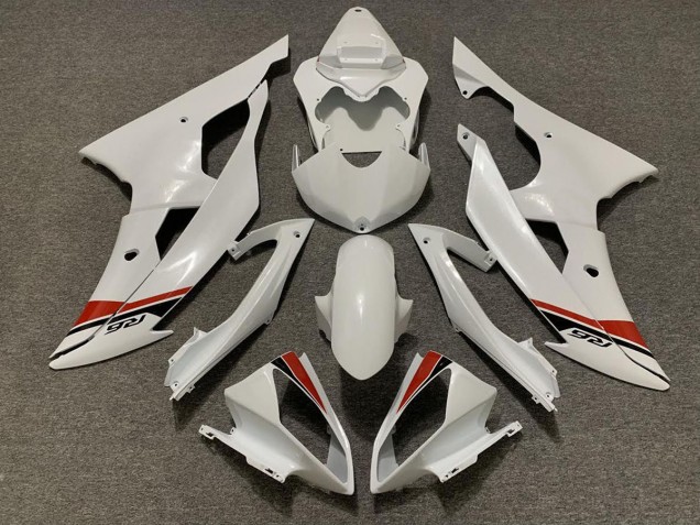 Perla Blanca 08-16 Yamaha R6 Carenado Perla Blanca 08-16 Yamaha R6 Carenado
