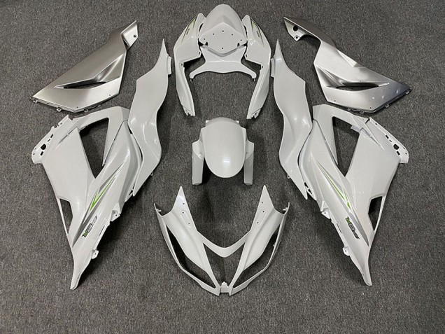 Perla Blanca 13-18 Kawasaki ZX6R Carenado Perla Blanca 13-18 Kawasaki ZX6R Carenado