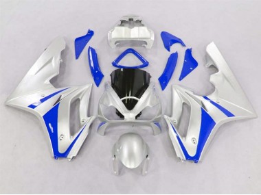 Plata & Azul 06-08 Triumph Daytona 675 Carenado