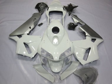 Plata & Blanco 03-04 Honda CBR600RR Carenado