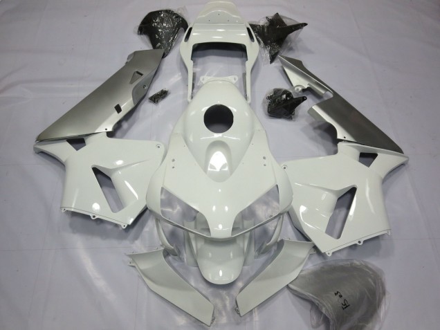 Plata & Blanco 03-04 Honda CBR600RR Carenado Plata & Blanco 03-04 Honda CBR600RR Carenado