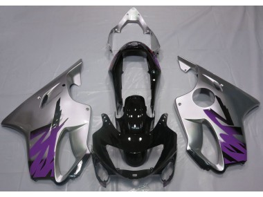 Plata Brillante & Morado 99-00 Honda CBR600 F4 Carenado