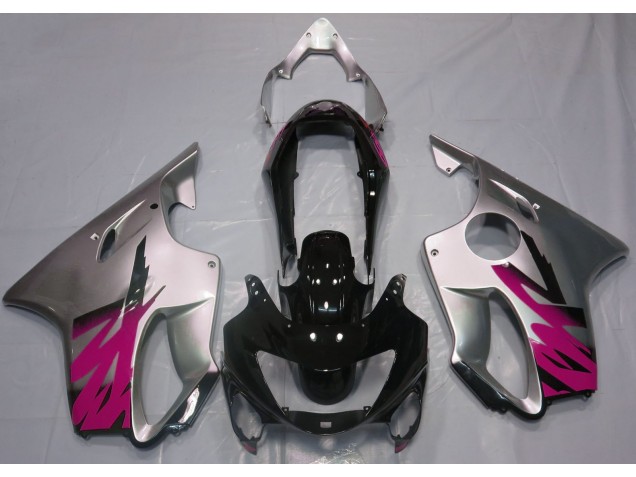 Plata Brillante & Rosa 99-00 Honda CBR600 F4 Carenado Plata Brillante & Rosa 99-00 Honda CBR600 F4 Carenado