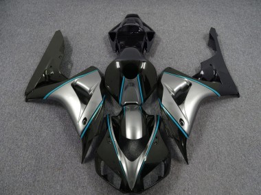 Plata Con Raya Diplomática Azul 06-07 Honda CBR1000RR Carenado