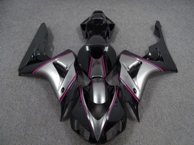 Plata Con Raya Diplomática Rosa 06-07 Honda CBR1000RR Carenado