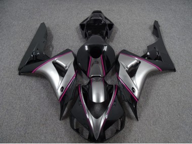 Plata Con Raya Diplomática Rosa 06-07 Honda CBR1000RR Carenado