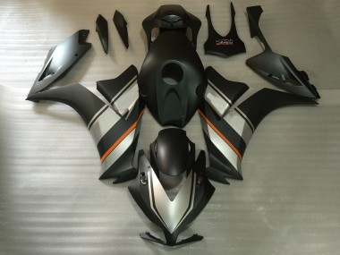Plata Mate & Negro 12-16 Honda CBR1000RR Carenado