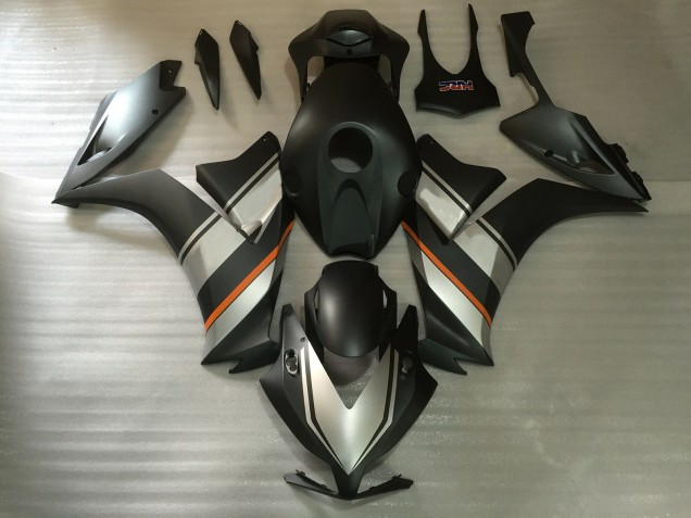 Plata Mate & Negro 12-16 Honda CBR1000RR Carenado