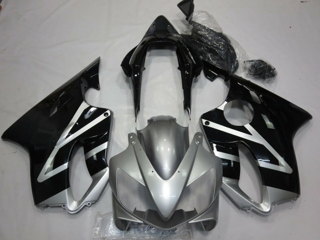 Plata & Negro 04-07 Honda CBR600 F4i Carenado Plata & Negro 04-07 Honda CBR600 F4i Carenado