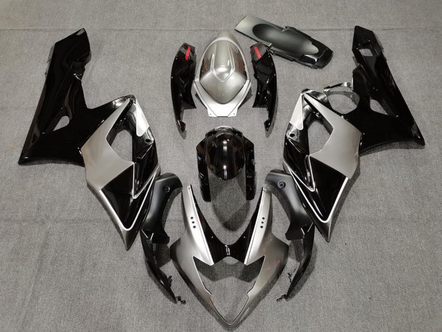 Plata & Negro 05-06 Suzuki GSXR 1000 Carenado Plata & Negro 05-06 Suzuki GSXR 1000 Carenado