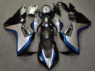 Plata & Negro & Azul 17-23 Honda CBR1000RR Carenado
