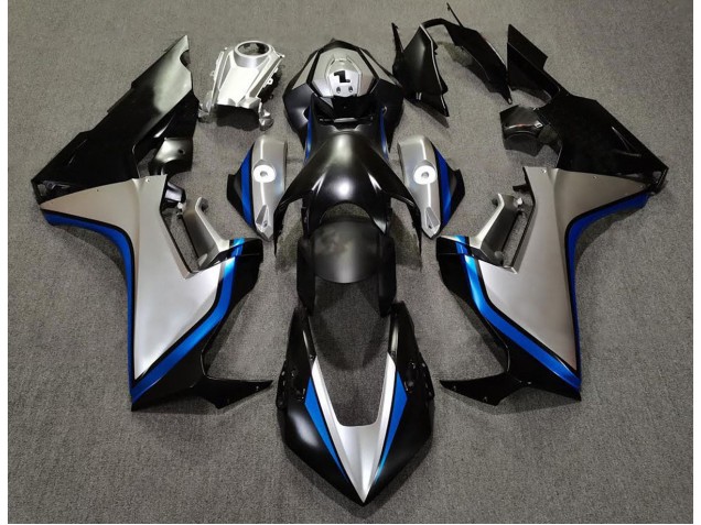 Plata & Negro & Azul 17-23 Honda CBR1000RR Carenado Plata & Negro & Azul 17-23 Honda CBR1000RR Carenado