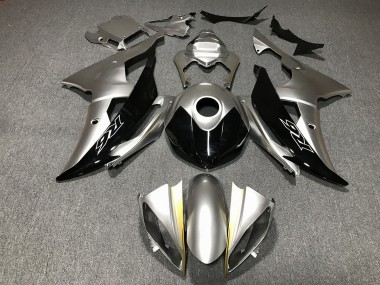 Plata & Negro Personalizado 08-16 Yamaha R6 Carenado