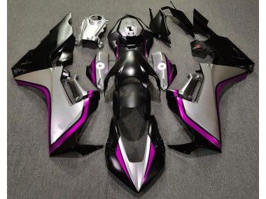 Plata & Negro & Rosa 17-23 Honda CBR1000RR Carenado