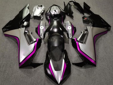 Plata & Negro & Rosa 17-23 Honda CBR1000RR Carenado