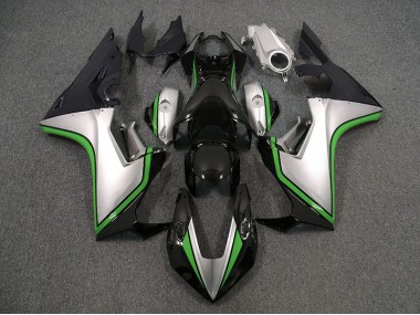 Plata & Negro & Verde 17-23 Honda CBR1000RR Carenado
