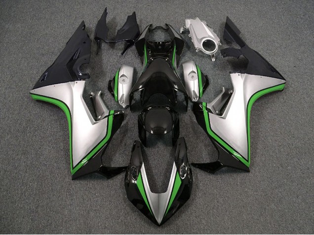 Plata & Negro & Verde 17-23 Honda CBR1000RR Carenado